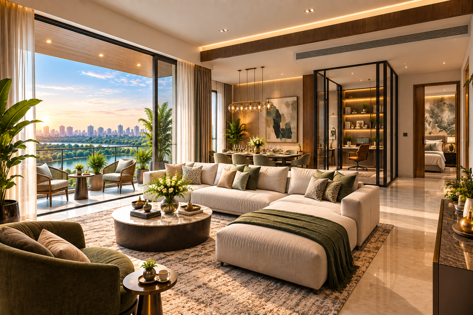 Illustrative living room without overlay text